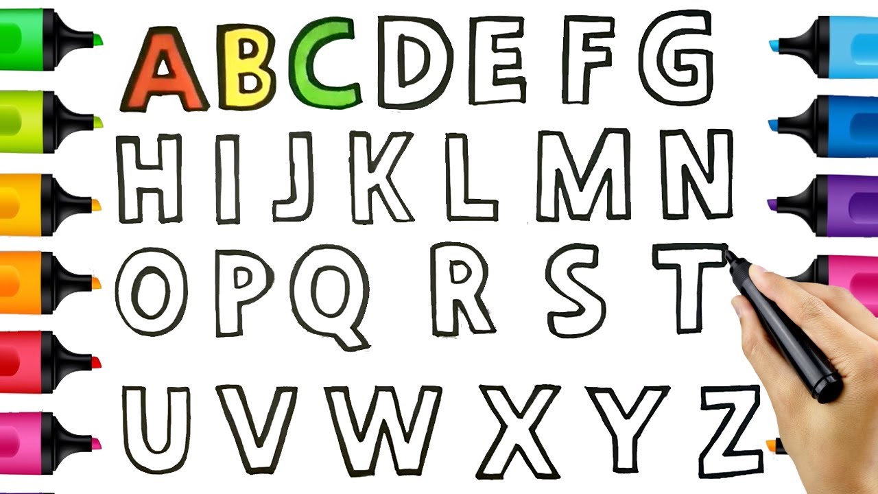 Let's Draw the Alphabet!  🎨