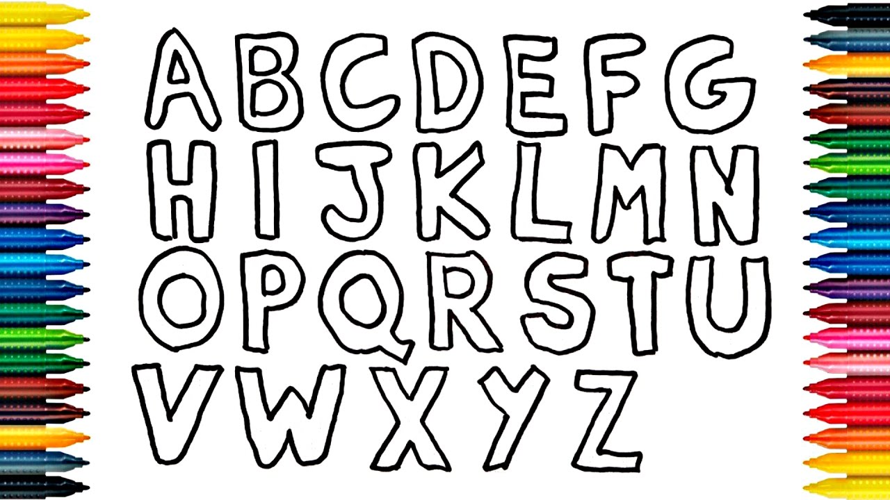 Let's Draw the Alphabet!  🎨