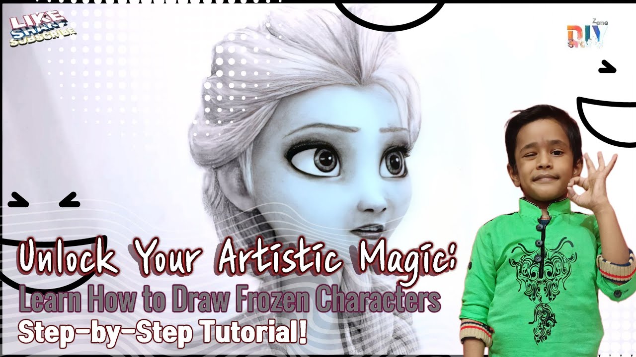 Unlocking the Magic of Drawing: A Frozen Adventure for Young Artists!