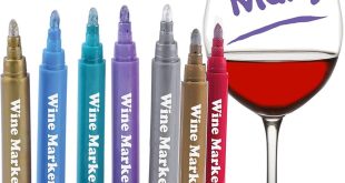 glass wine markers