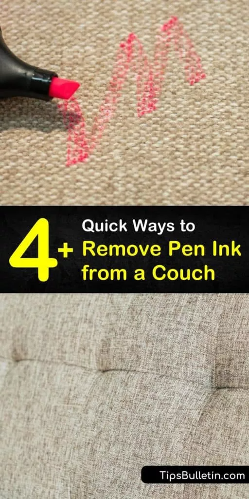 how to get marker off of couch