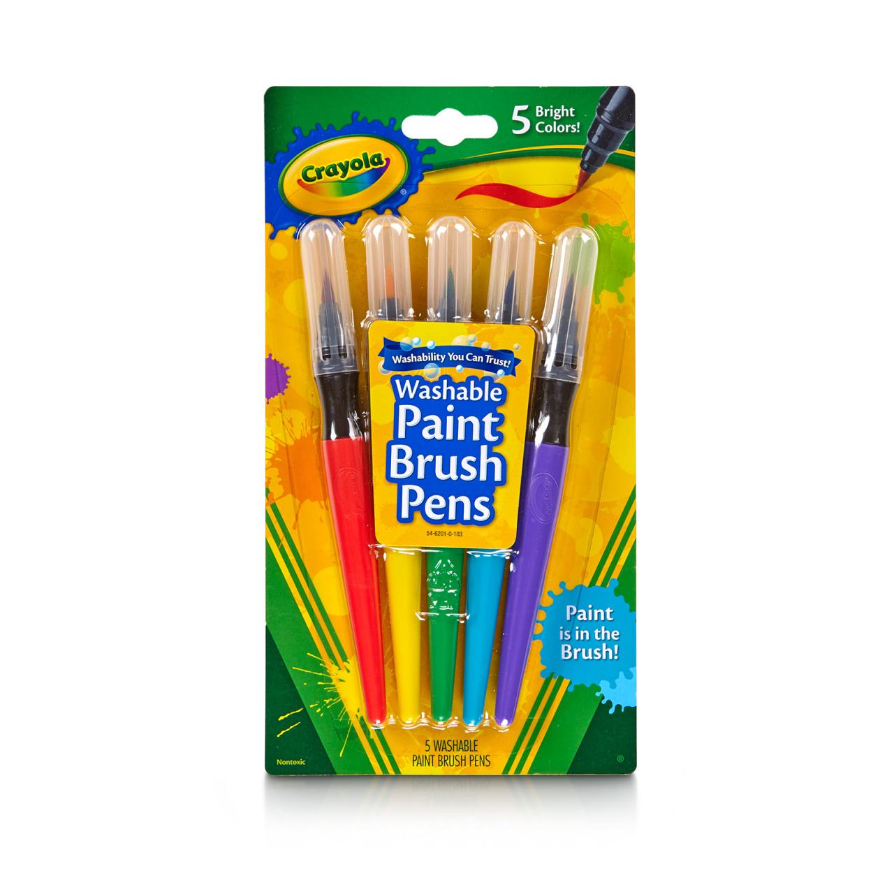 washable paint brush pens