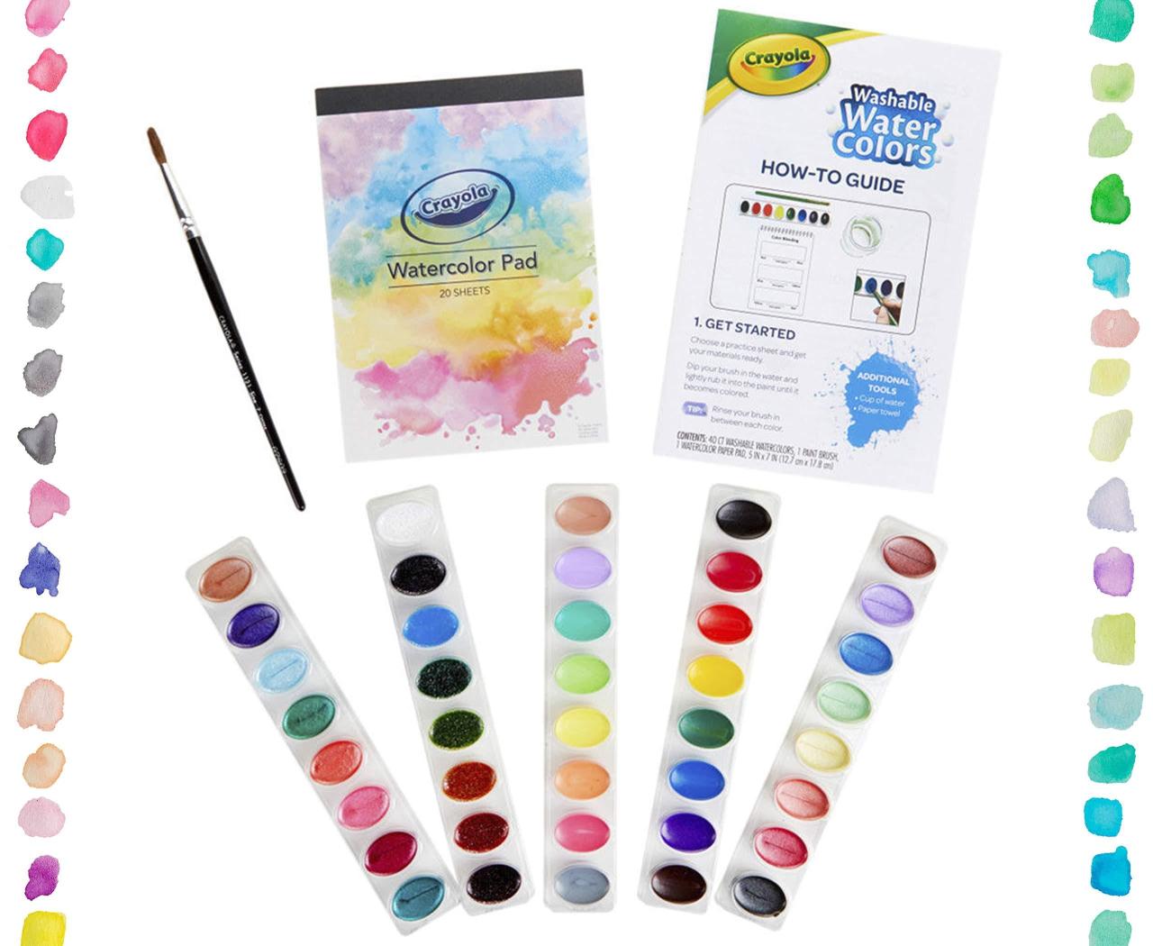 Unleash Your Inner Artist with Crayola Watercolors!