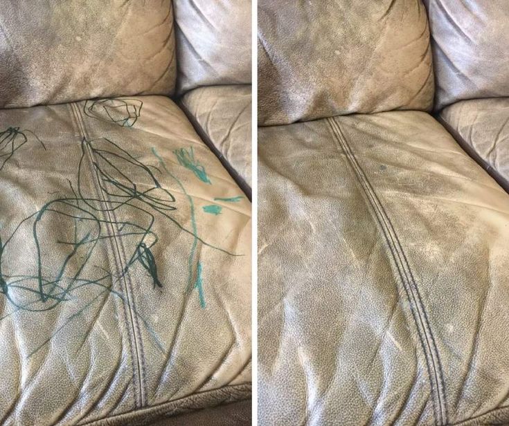 how to get marker off of couch