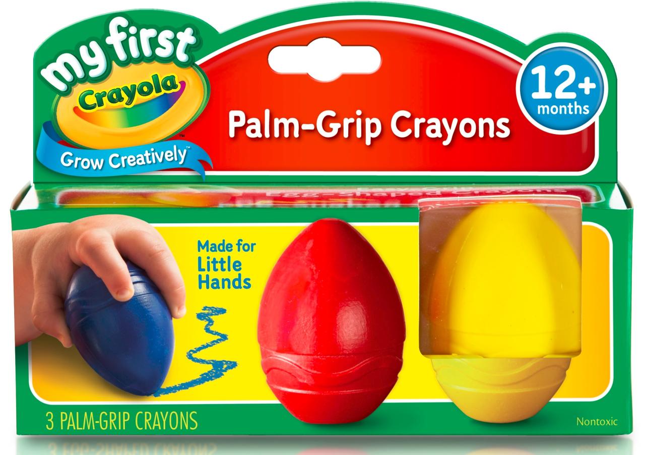 palm grasp crayons