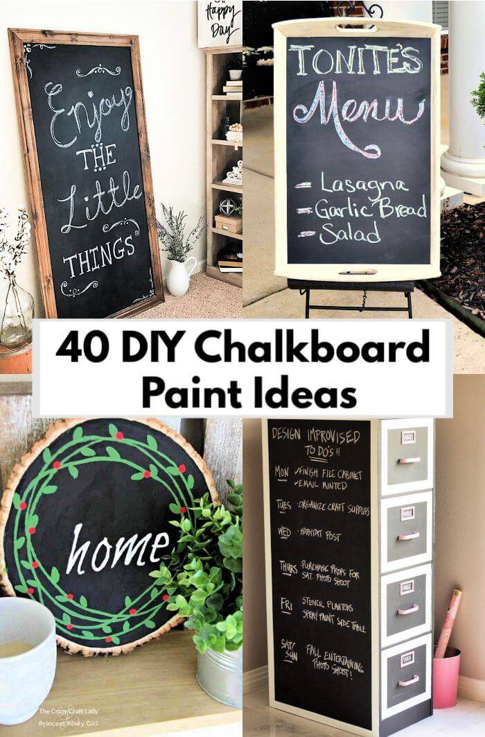 diy chalkboard paint