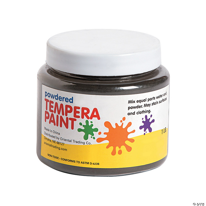 tempera black paint