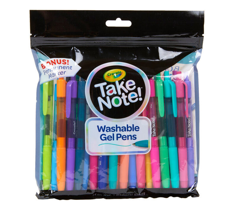 crayola washable gel markers