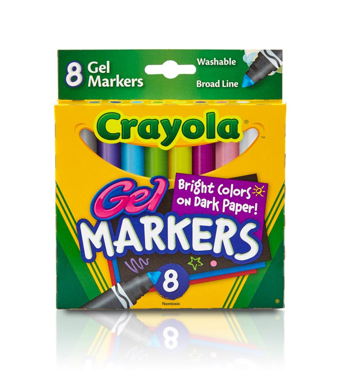 crayola washable gel markers