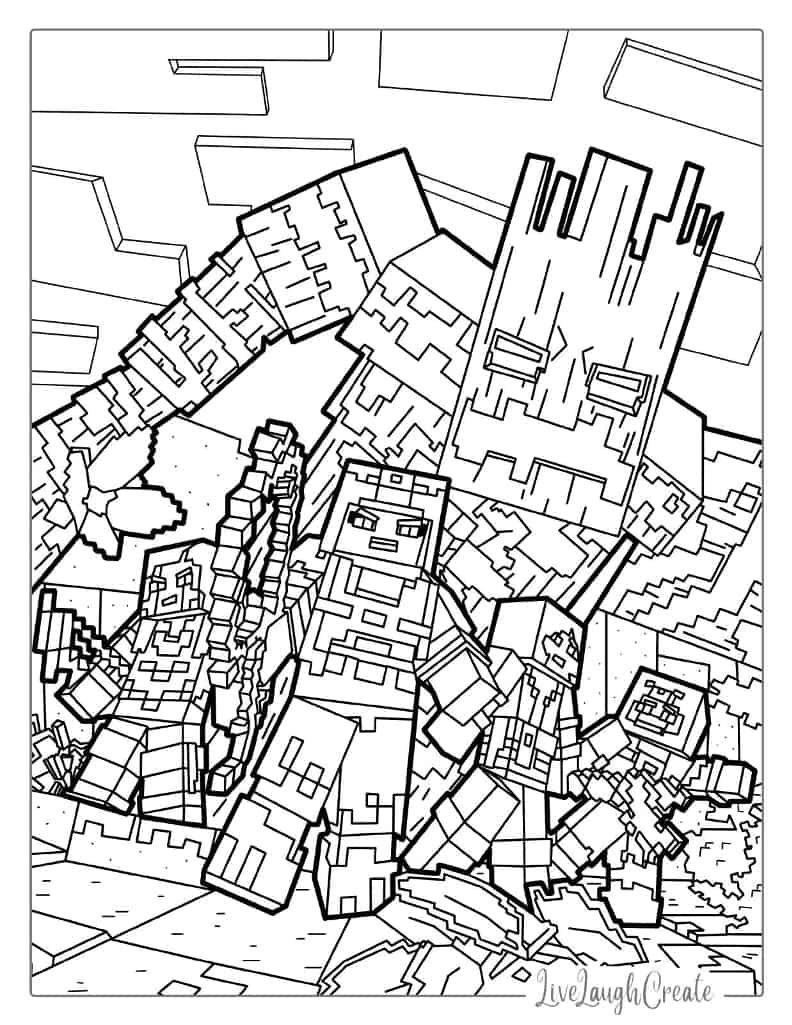 Unlocking the World of Minecraft Coloring Pages: A Drawing Adventure for Kids!