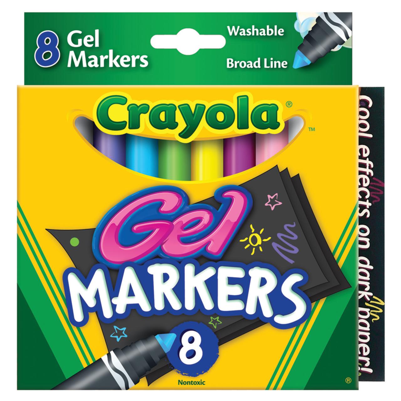 crayola washable gel markers