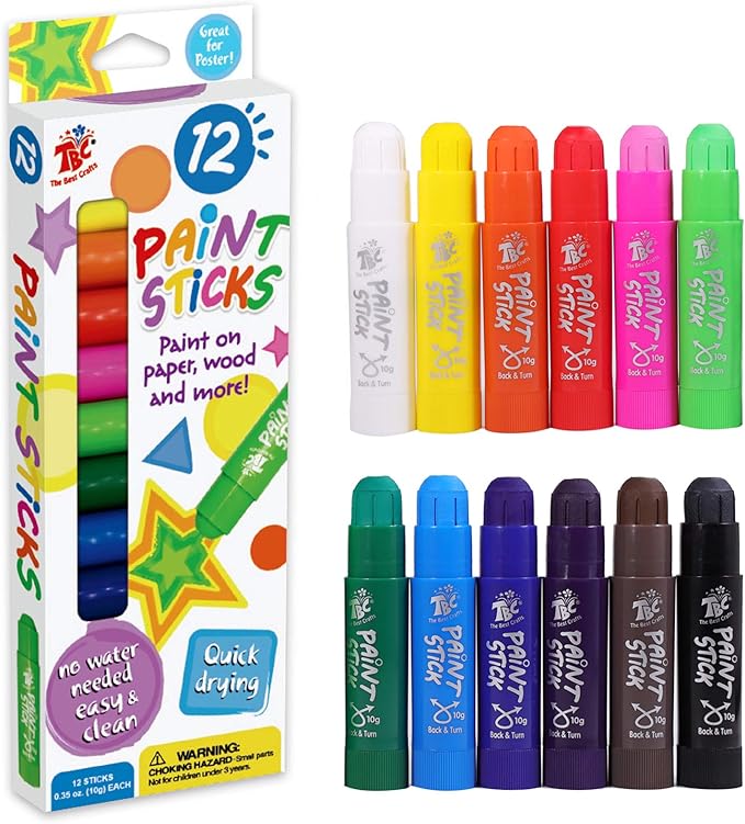 childrens paint sticks