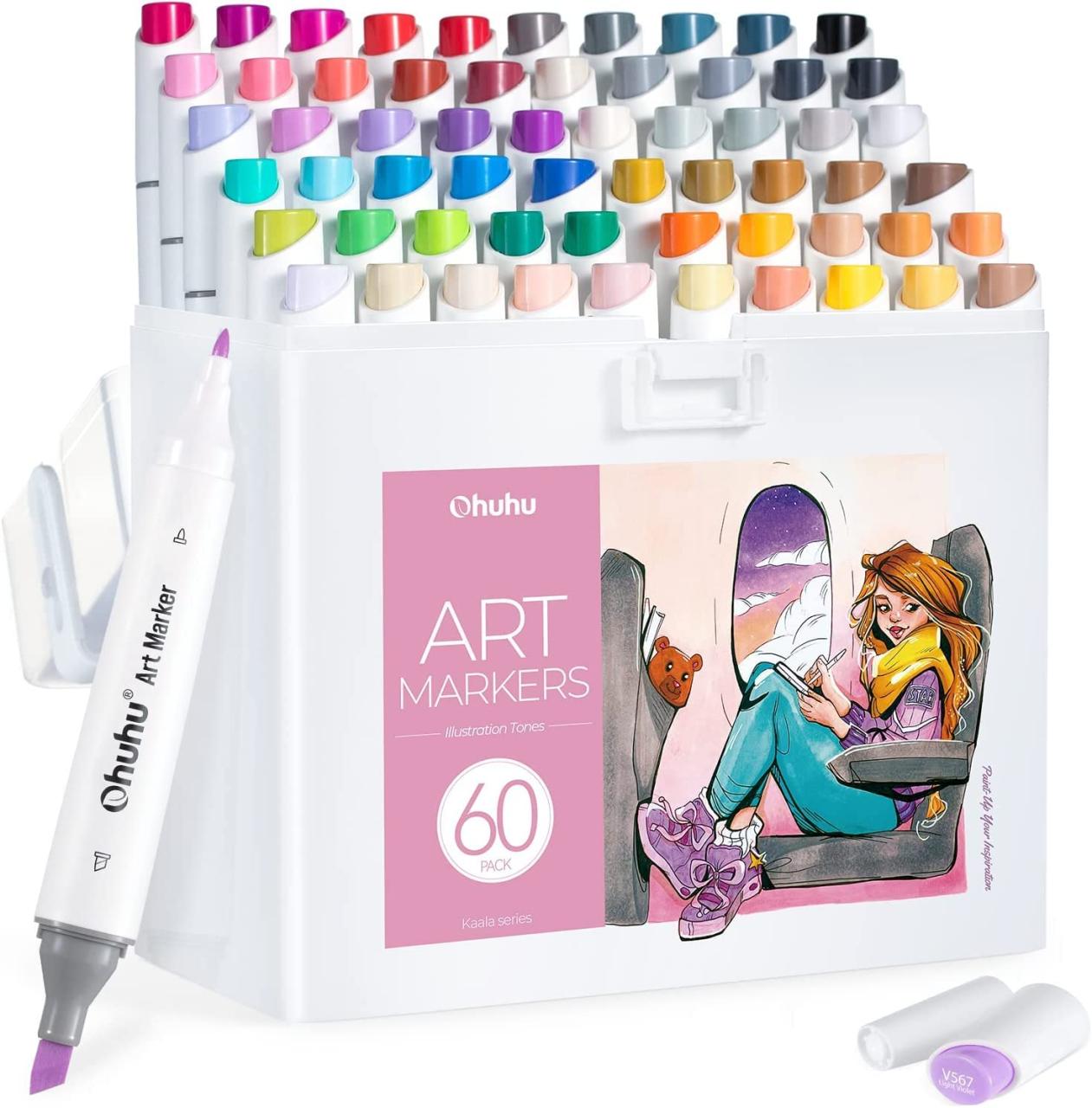 Alright, young artist!  Let's dive into the world of drawing with broad tip markers! 