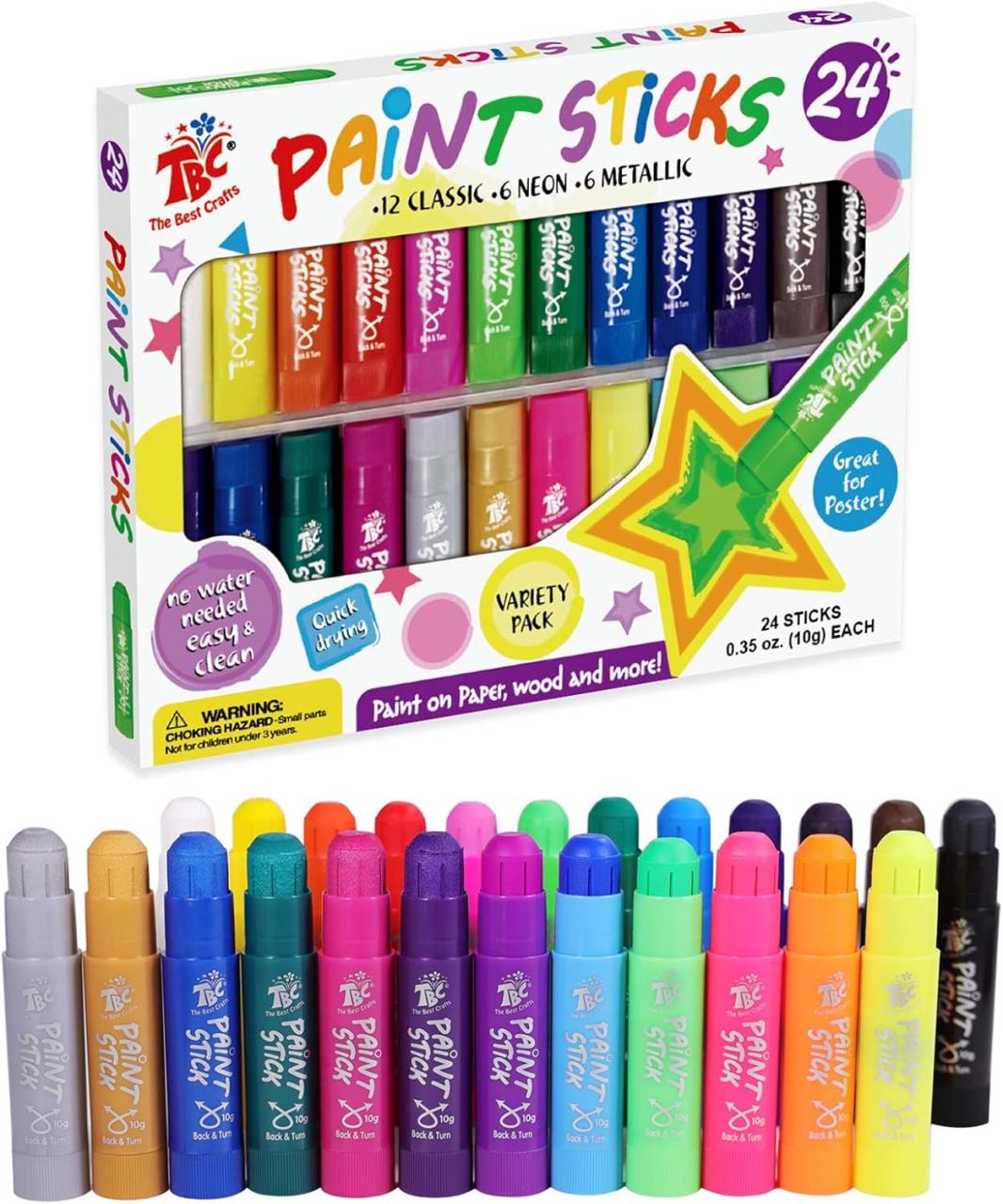 childrens paint sticks