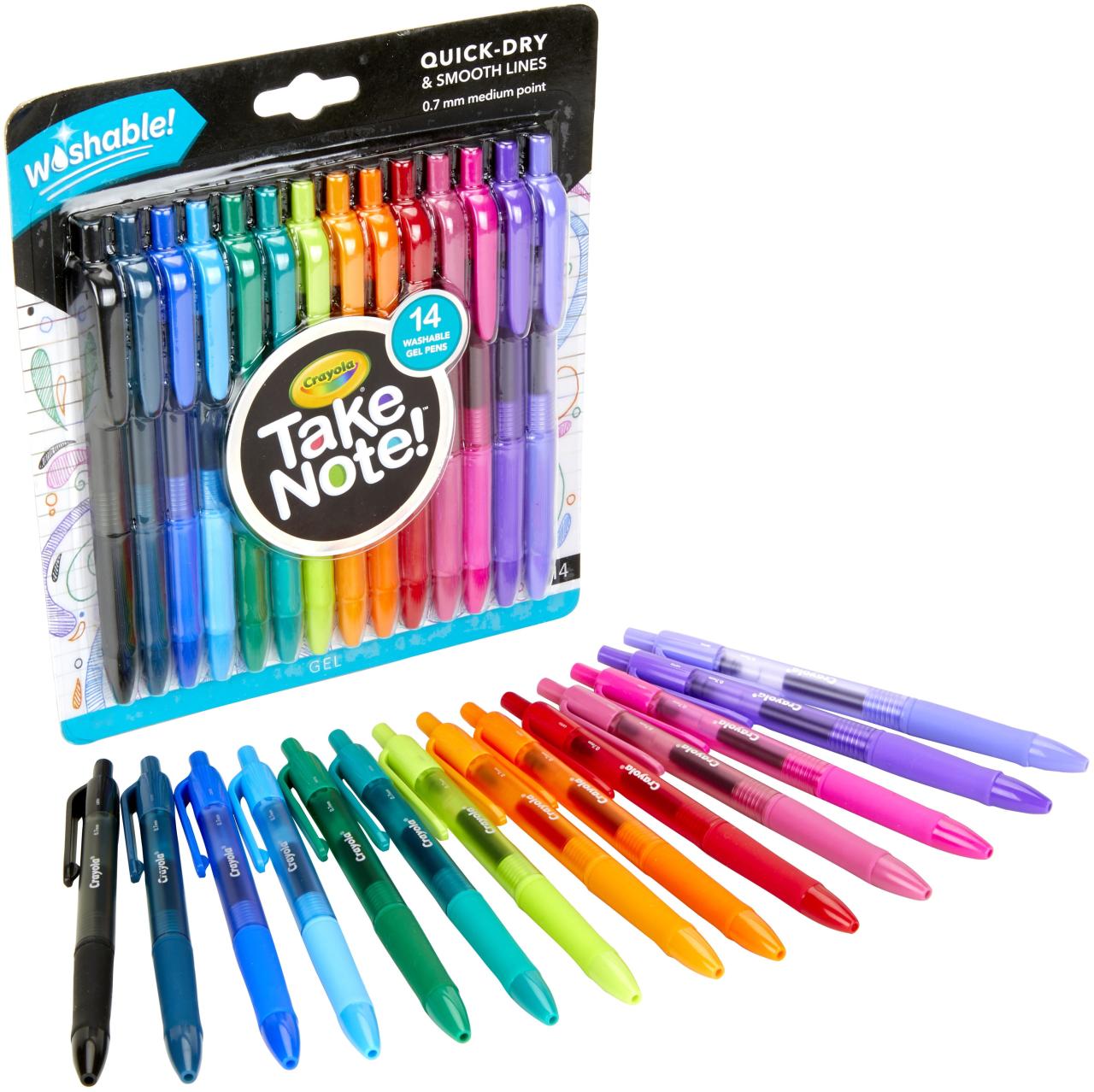 crayola washable gel markers