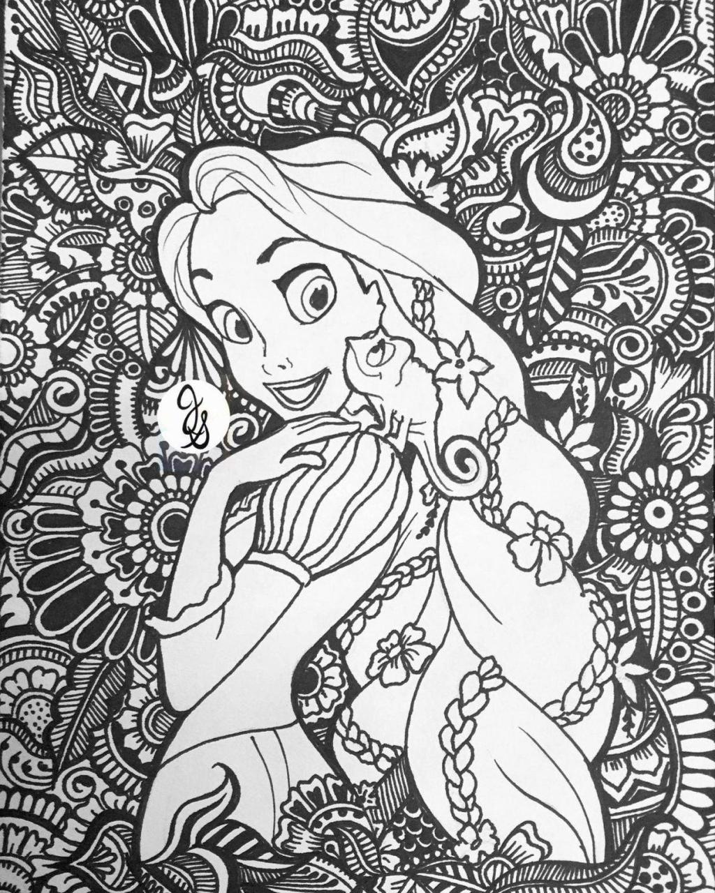 disney adult coloring pages