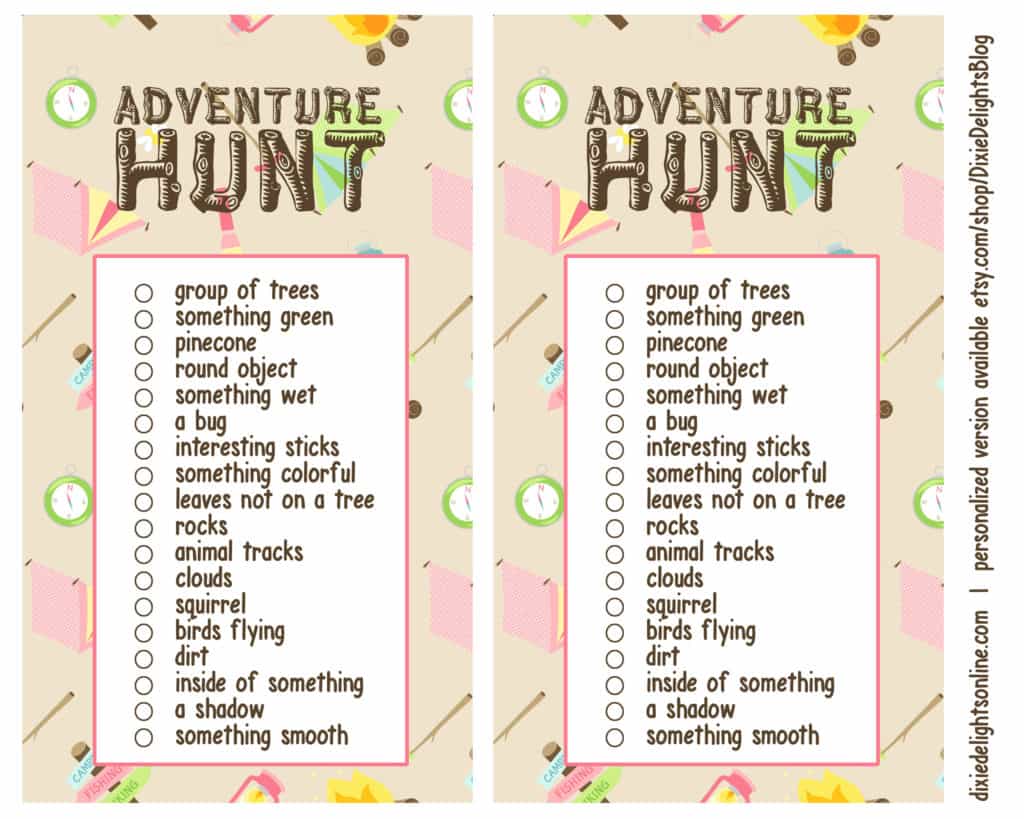 Let's Go on a Backyard Scavenger Hunt Adventure!