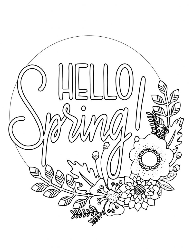 Unleash Your Inner Artist: Spring Coloring Pictures Free!