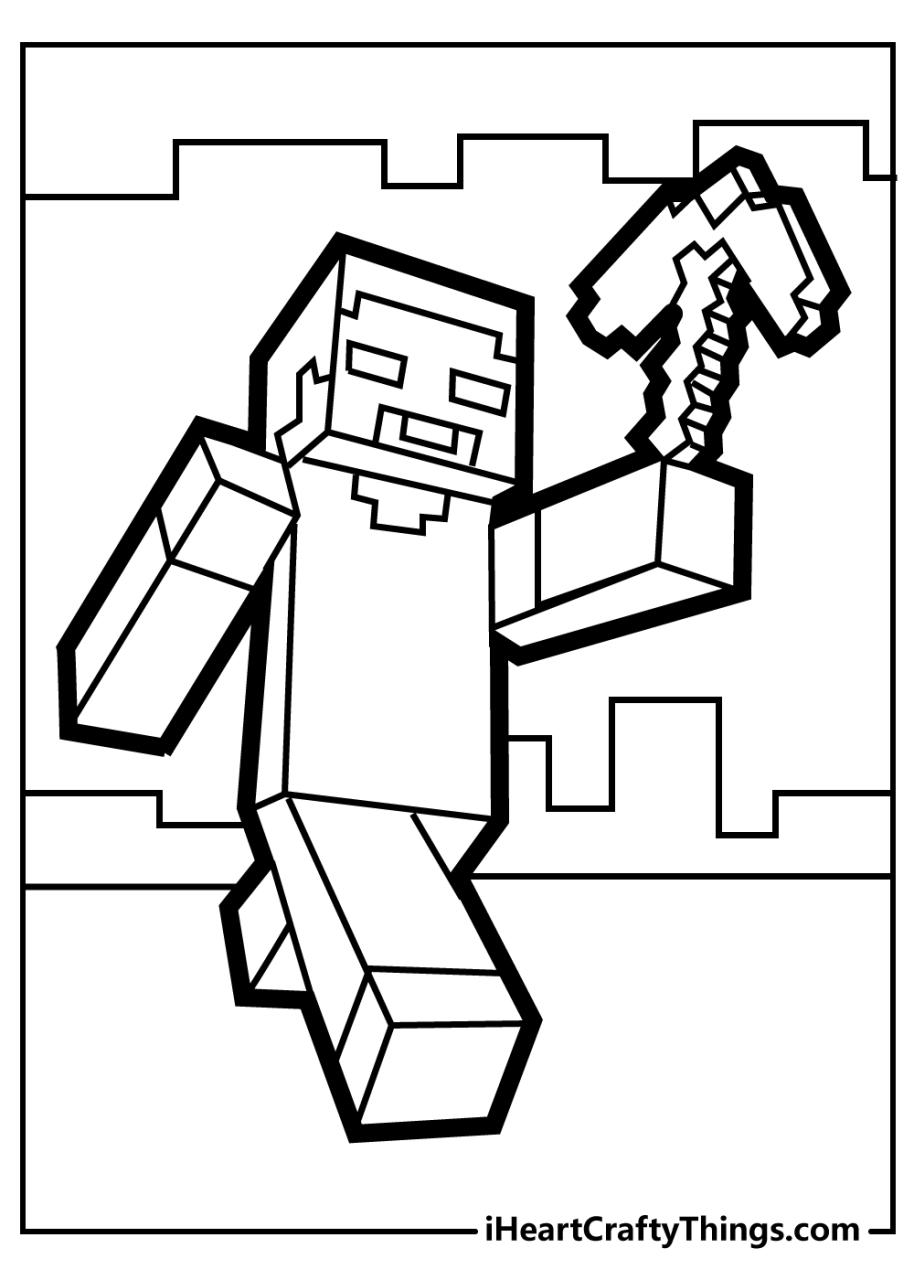 Unlocking the World of Minecraft Coloring Pages: A Drawing Adventure for Kids!