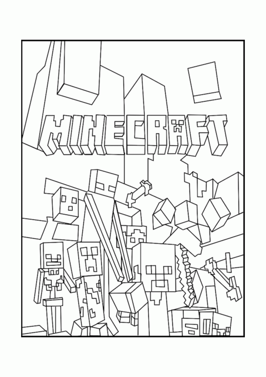 Unlocking the World of Minecraft Coloring Pages: A Drawing Adventure for Kids!