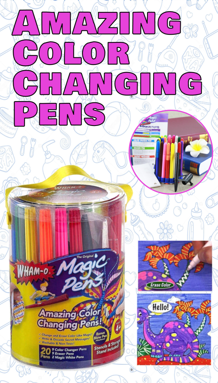 Unleashing Your Inner Artist: Drawing with Color-Changing Pens!