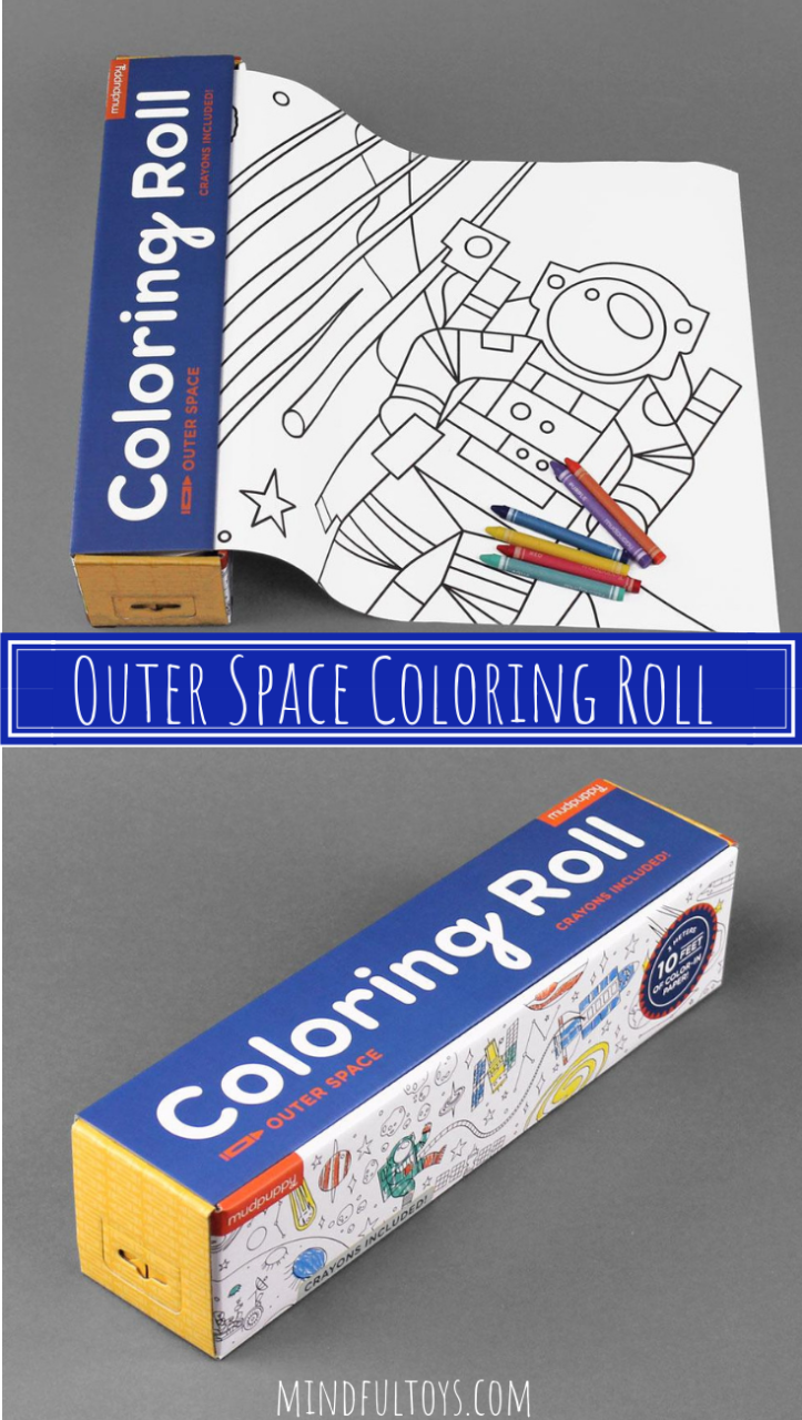 coloring paper roll