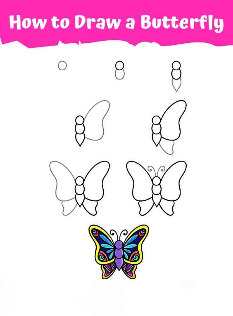 Let's Draw a Butterfly! A Colorful Journey with Numbers