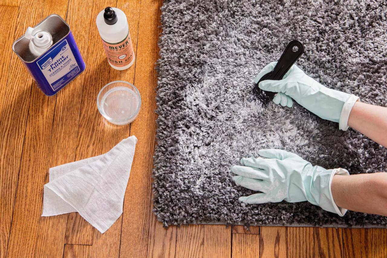 how to get watercolor paint out of carpet