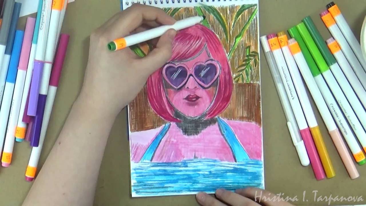 Unleash Your Inner Artist: Drawing with Skinny Crayola Markers!