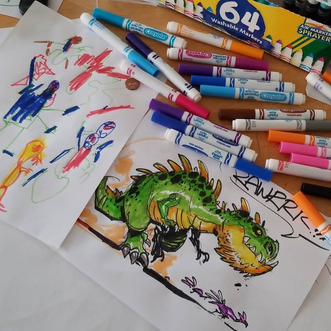 Unleash Your Inner Artist: Drawing with Skinny Crayola Markers!