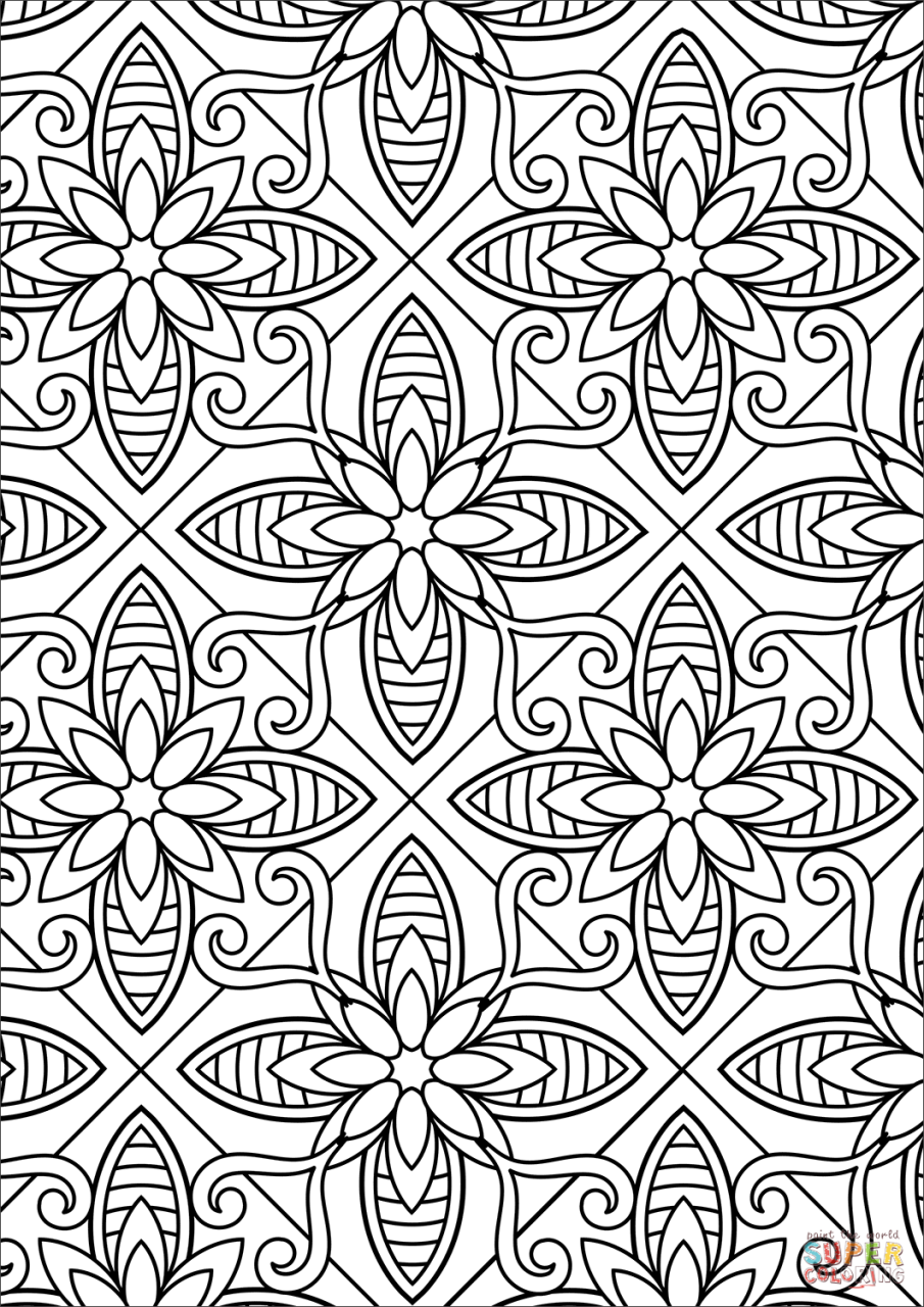 coloring pages patterns