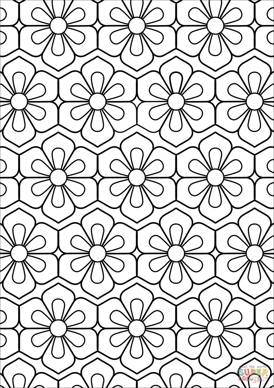 coloring pages patterns