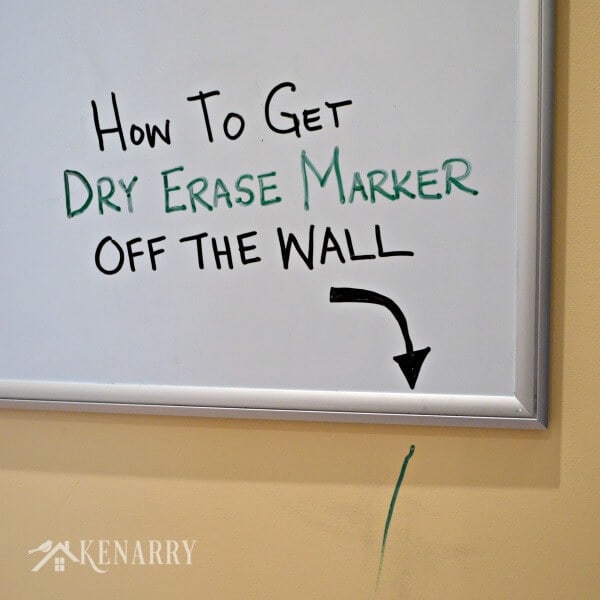 how do you get dry erase marker out of carpet