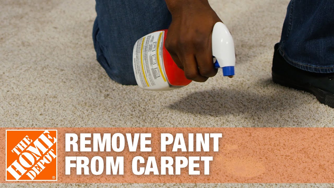 how to get watercolor paint out of carpet