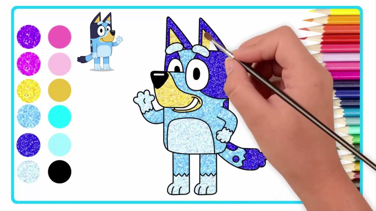 Let's Draw with Bluey! 🎨