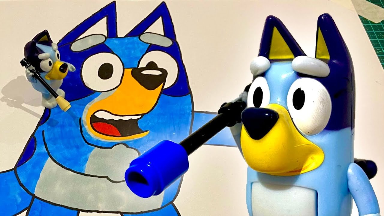 Let's Draw with Bluey! 🎨