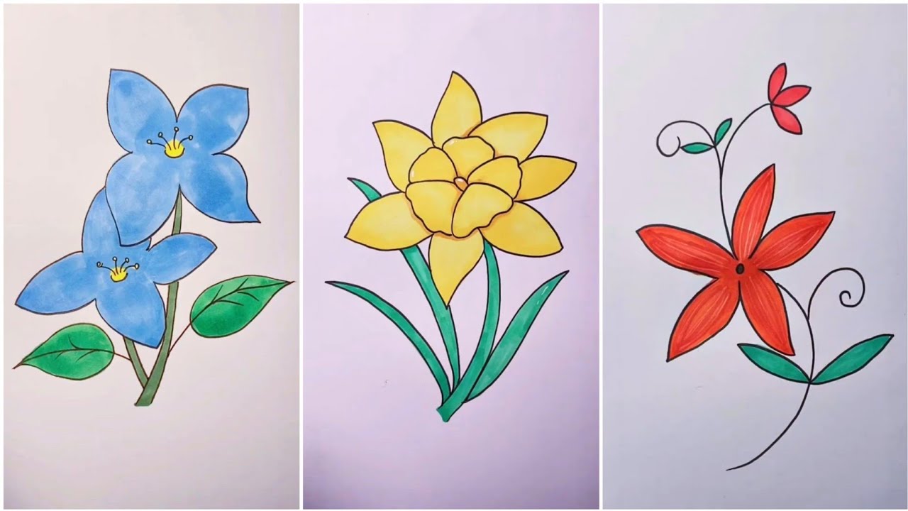 Let's Draw Flowers and Paper! 🎨