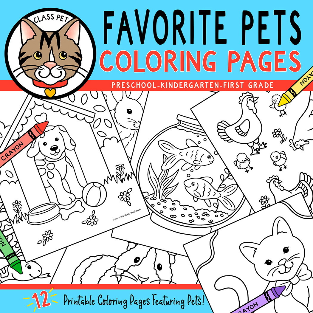 pets coloring pages