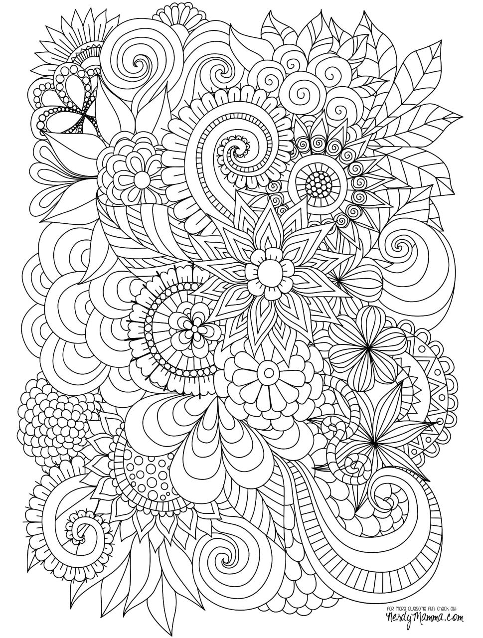 coloring pages patterns